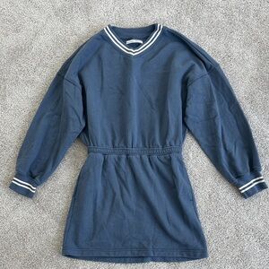 Abercrombie & Fitch Navy Long Sleeve Dress small